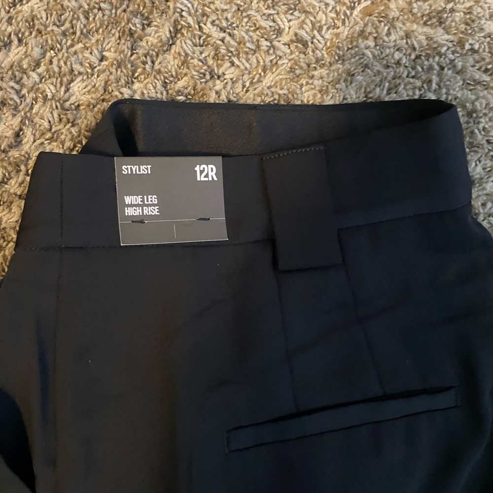 Express Editor Work Pants High Rise Wide Leg - Picture 2 of 2